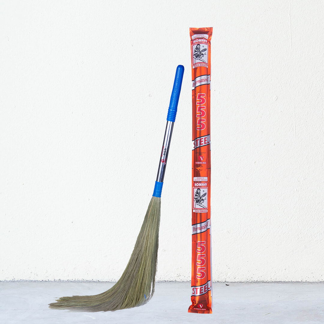 Monkey 555 Steel Handle Broom